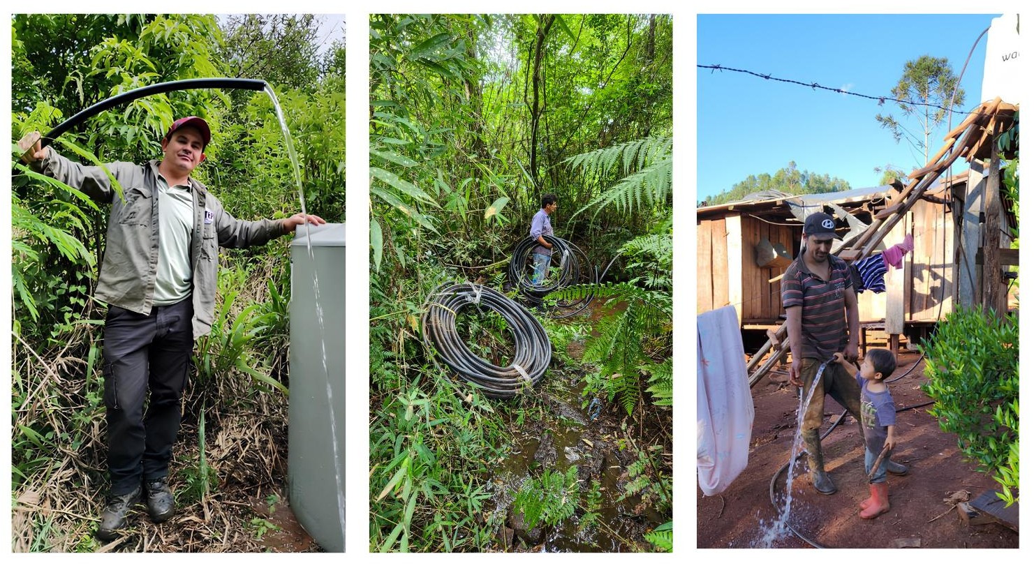 Misiones: familias rurales que participan de proyecto de restauración de la selva mejoran su acceso al agua | Fundación Vida Silvestre Argentina